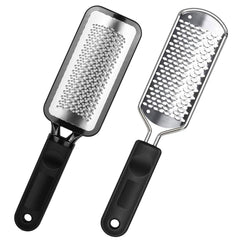 ALOCKMA pedicure file in stainless steel for durable at-home foot care.