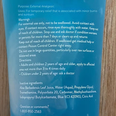Aplicación rápida en rostro y cuerpo con Aloe Ice Gel.