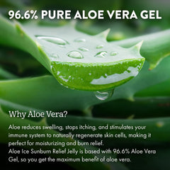 Textura no grasa de Aloe Up para piel suave.