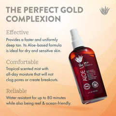 Aloe Up: aplicación de aceite seco para piel no grasa.