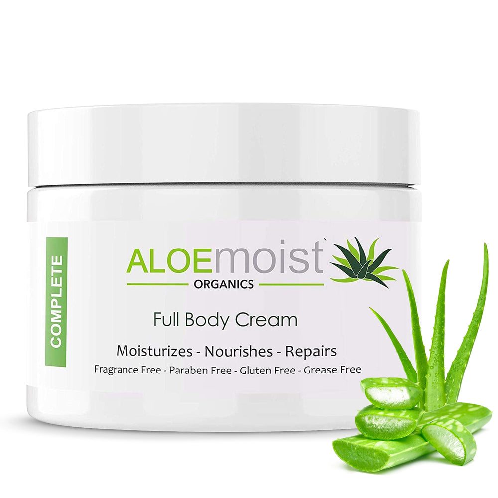 Aloemoist Organic Aloe Vera Face Cream for daily hydration and radiant skin.