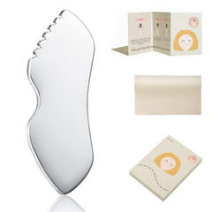 ALOYGUZ detail gua sha face edge for precise contouring and smooth glide