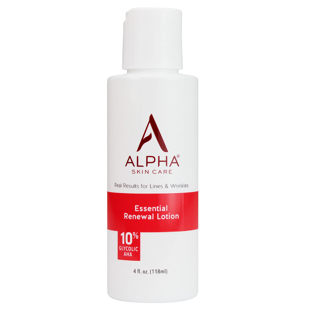 Alpha Skin Care Loción Renovación Esencial, bote 4 onzas, piel suave al instante