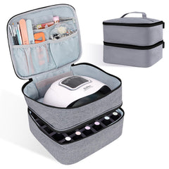 ALSLEA Organizador de esmaltes con doble capa, frontal, para ordenar 30 esmaltes