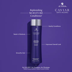 Product label focusing on caviar extract and clean-formula ingredients