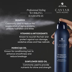 Alterna Caviar Antiedad laca con control de frizz para peinados definidos
