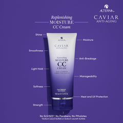 Alterna Caviar CC Cream close-up texture reveals creamy, richly hydrating formula.