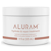 ALURAM Hydrate & Repair bottle closeup highlights rich hydration for hair