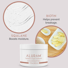 ALURAM Hydrate & Repair creamy texture ready for nourishing care