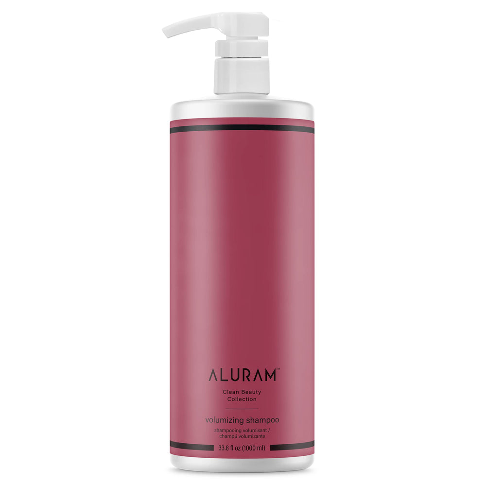 ALURAM Volumizing Shampoo bottle front showing lightweight lift for fine hair