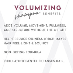 ALURAM Volumizing Shampoo rich lather demonstrating gentle cleansing