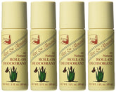 Alvera Aloe & Almonds roll-on deodorant bottle front view for natural all-day freshness.