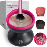 Alyfini electric makeup brush cleaner machine top view on a vanity