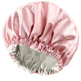 Gorro de ducha Amamba con exterior impermeable y protección para salpicaduras.