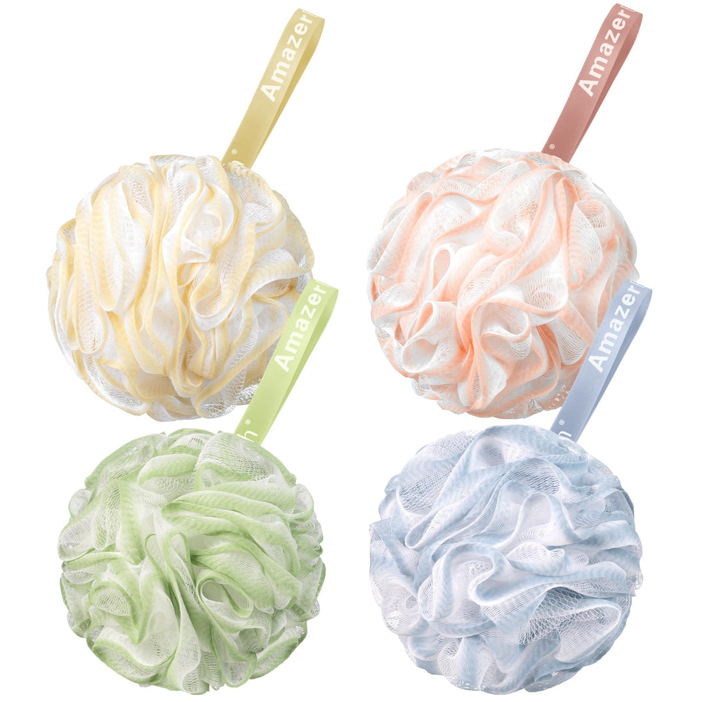 AmazerBath esponja lufa 60g para limpieza suave de piel y poros.