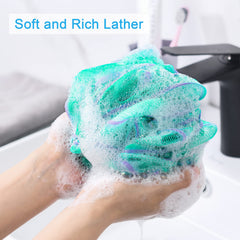 AmazerBath lufa de baño con cuatro colores brinda estilo y variedad.