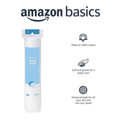 Amazon Basics cotton rounds 100 percent cotton hypoallergenic for all skin types