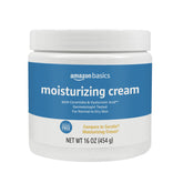 Amazon Basics crema hidratante para rostro y cuerpo sin fragancia, hidrata la piel