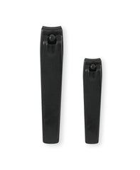 Amazon Basics fingernail clipper with sleek black finish and reliable cuts.