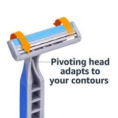 Amazon Basics flow-through design keeps blades clean during use