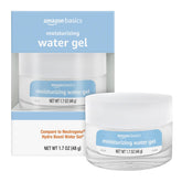 Gel hidratante Amazon Basics con ácido hialuronico para rostro, mantiene la hidratación diaria.