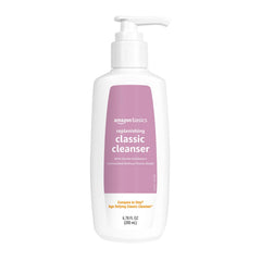 Amazon Basics Gentle Exfoliating Face Wash bottle closeup for a refreshing daily cleanse