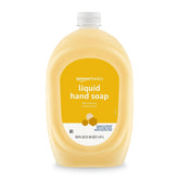Amazon Basics liquid hand soap refill bottle with milk and honey scent