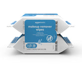 Amazon Basics makeup remover wipes fragrance-free for gentle daily cleansing