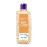 Amazon Basics Morning Fresh Facial Cleanser bottle front view, refreshing start for your daily skincare routine.