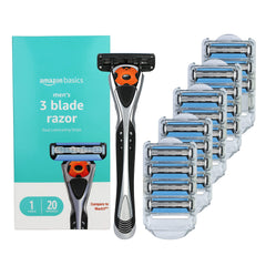 Amazon Basics Motion Sphere razor handle for comfortable grip and control