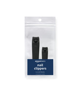 Amazon Basics nail clipper set with curved blades for precise trimming.