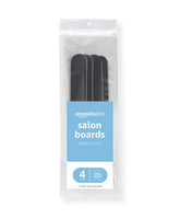 Amazon Basics double-sided nail file set with padded comfort for at-home shaping.