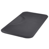 Amazon Basics anti-fatigue mat front view showing cushioned surface and size for salon use