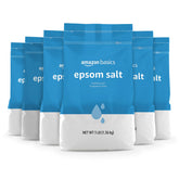 Amazon Basics sal de Epsom para bano, relaja los musculos