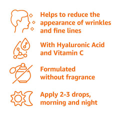 Extracto de pomelo en el serum de Amazon Basics para tono uniforme.