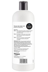 Amazon Basics Soft & Sleek conditioner being applied to hair for smoother results