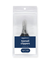 Amazon Basics toenail clippers with curved blade for precise nail shaping