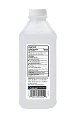 Amazon Basics Witch Hazel bottle back label highlighting 86% witch hazel content
