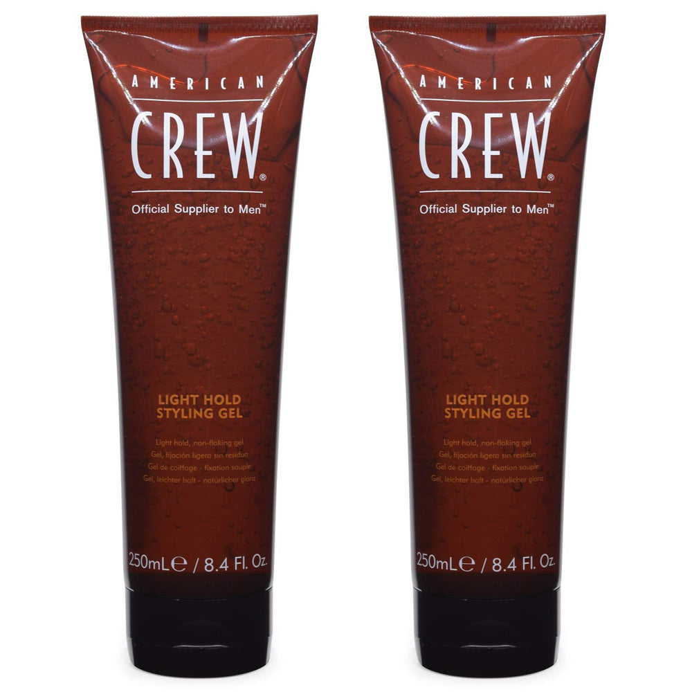 AMERICAN CREW Classic Light Hold styling gel bottle for flexible day-long styling.