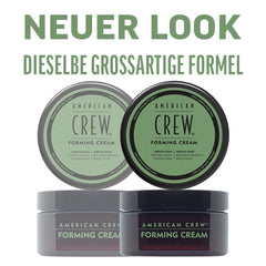 Acabado de brillo medio con American Crew para un look natural.
