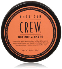 American Crew Defining Paste bottle for textured styles with flexible hold.