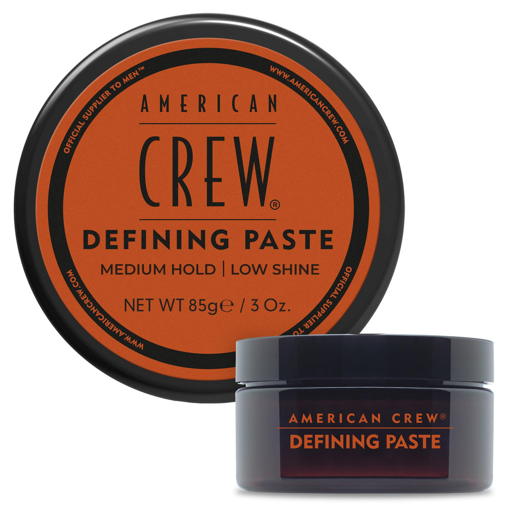 American Crew Defining Paste ofrece textura natural para peinado corto.