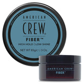 AMERICAN CREW fibra para cabello, envase 3 oz, ofrece fijación alta para peinado.