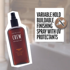 Aplicación en cabello humedecido con American Crew Grooming Spray y control