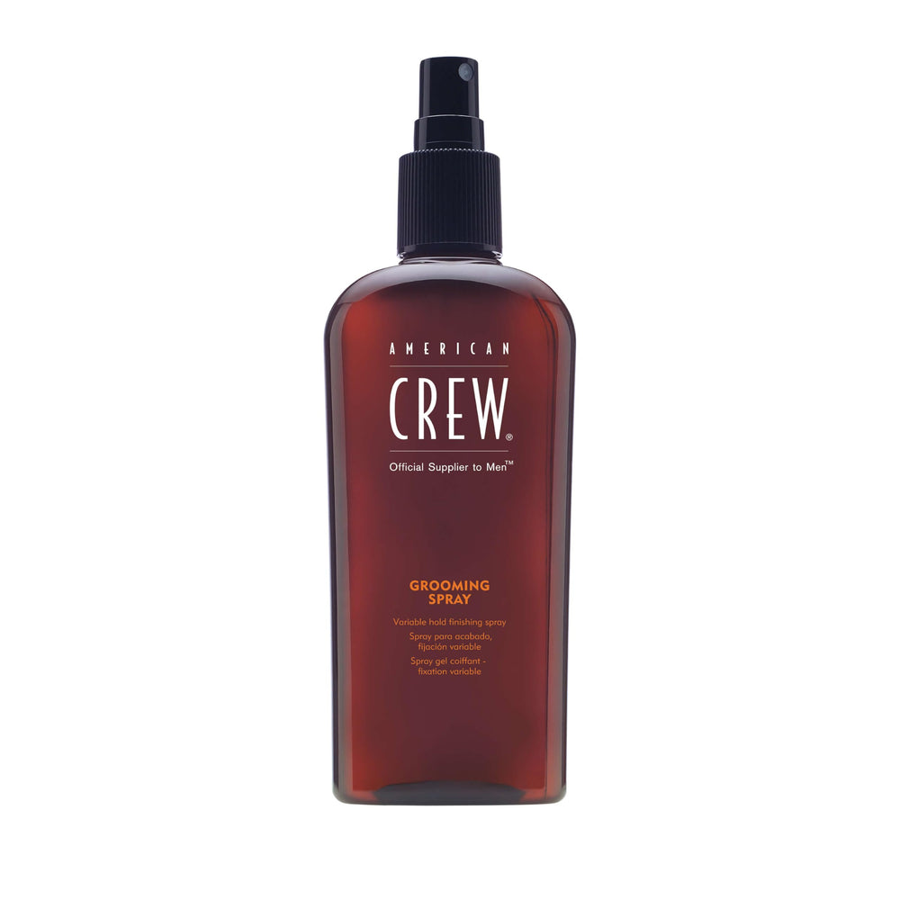 Garrafo de American Crew Grooming Spray en botella para fijación flexible y control