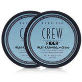 American Crew Hair Fiber pack 2 front view for a fuller textured look with matte finish.