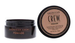 American Crew hair pomade pack-2 model with glossy finish and defined texture