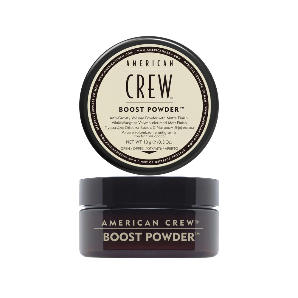 American Crew Polvo impulso para cabello aplicado en la raíz para volumen.