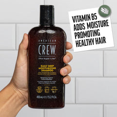 American Crew Shampoo vitamina B5 para cabello más saludable.
