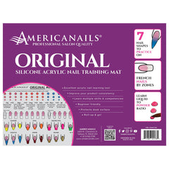 AMERICANAILS Formas variadas de uñas acrílicas para practicar diferentes tamaños.